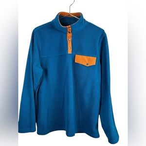 ZYIA Women’s Wicked Teal Quilted Fleece Pocket Button Pullover SZL